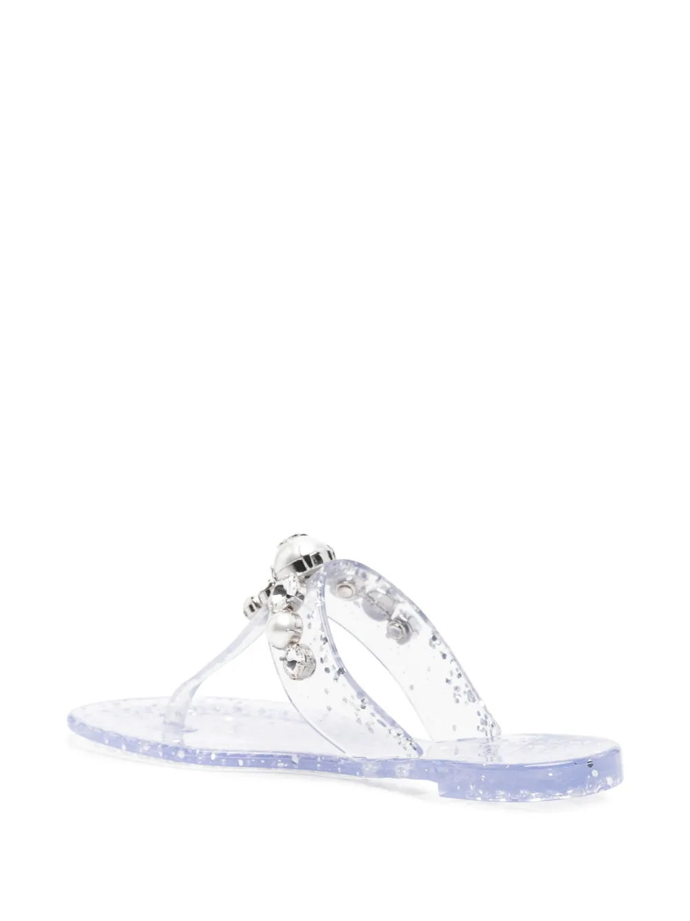  Casadei Embellished Sandals - White 