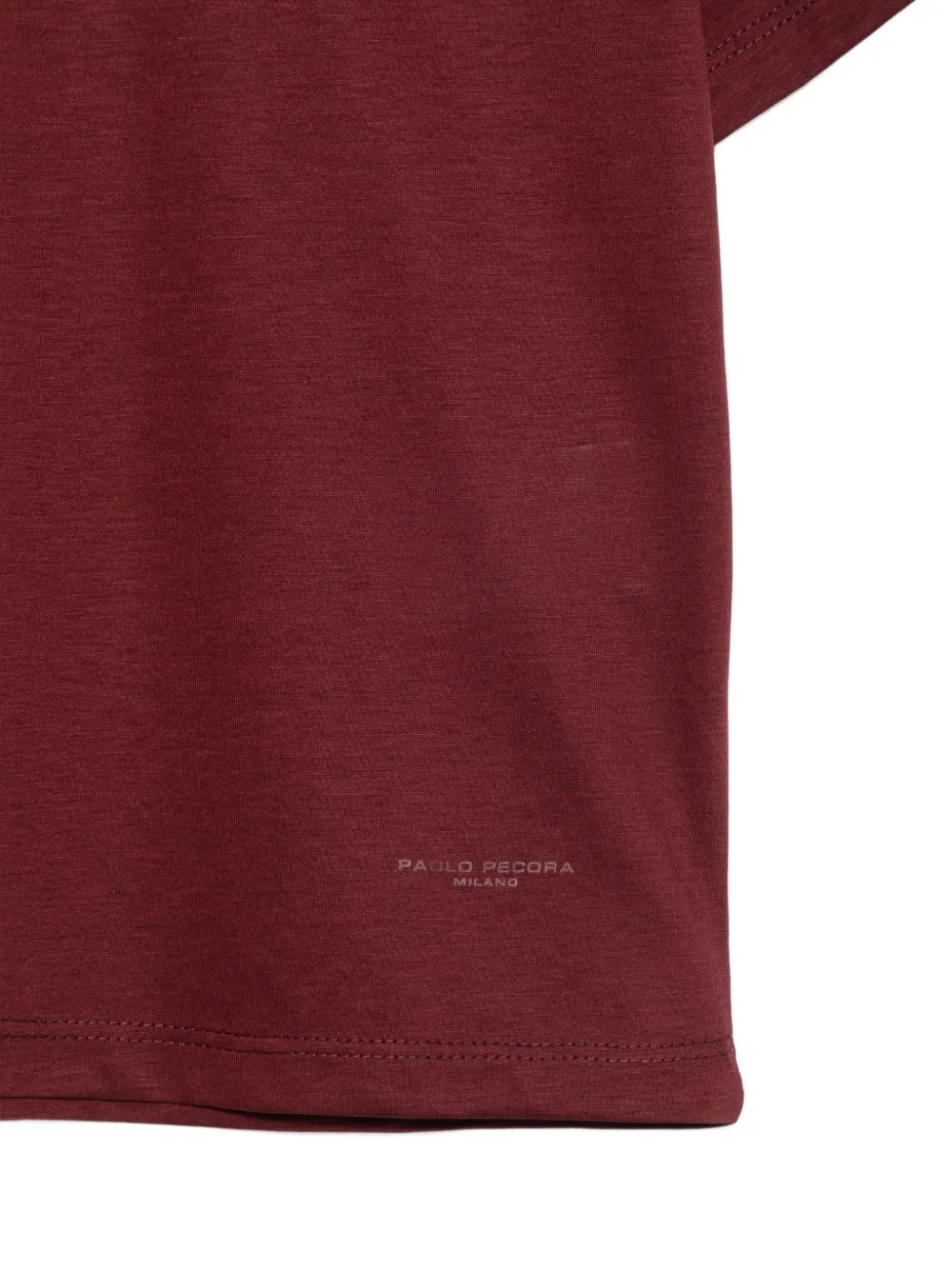 Paolo Pecora Kids T-shirt met ronde hals Rood