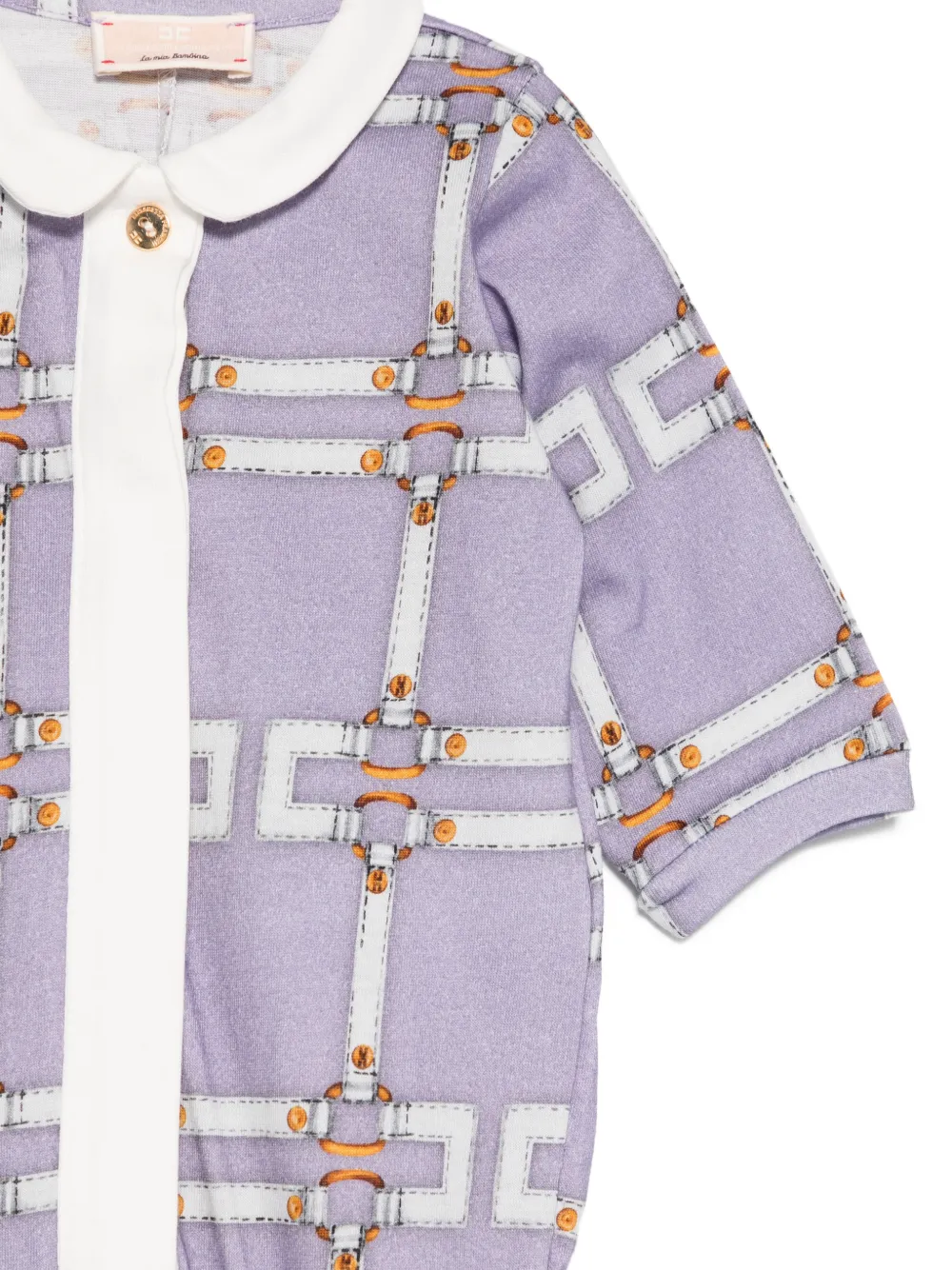 Elisabetta Franchi La Mia Bambina Pyjama met print Paars