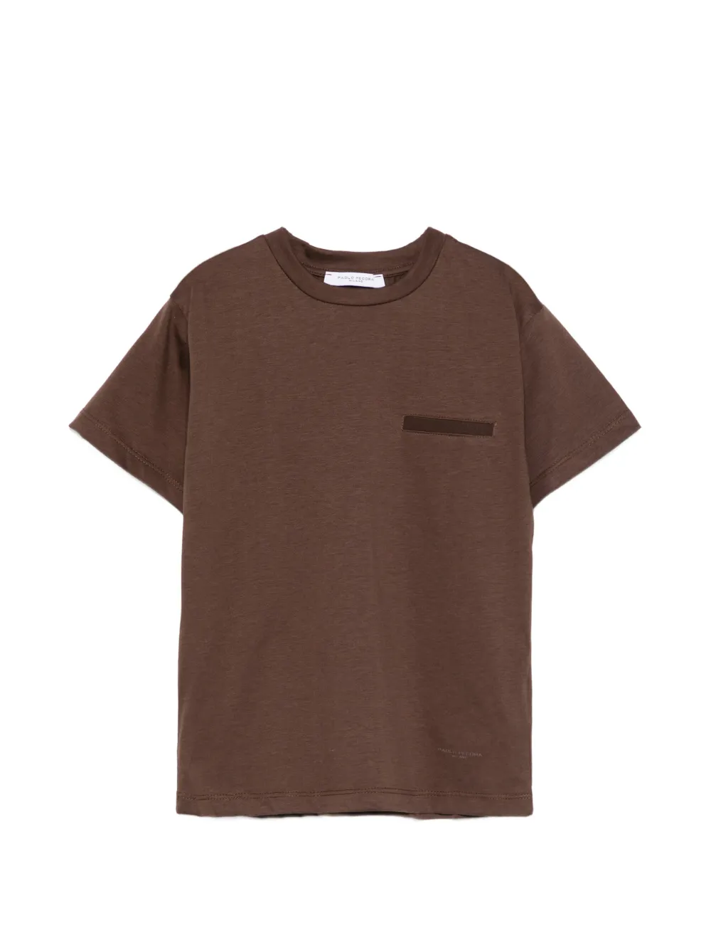 Paolo Pecora Kids chest-pocket T-shirt - Marrone