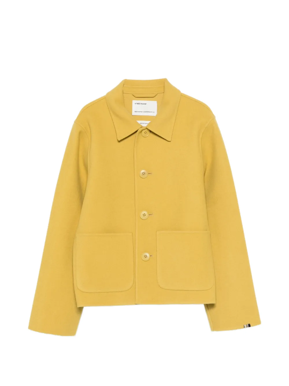 extreme cashmere Mover pocket jacket - Giallo