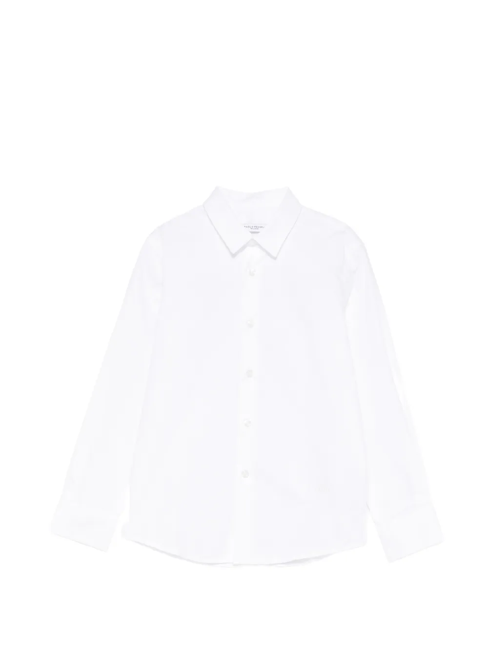 Paolo Pecora Kids long-sleeve shirt - Bianco