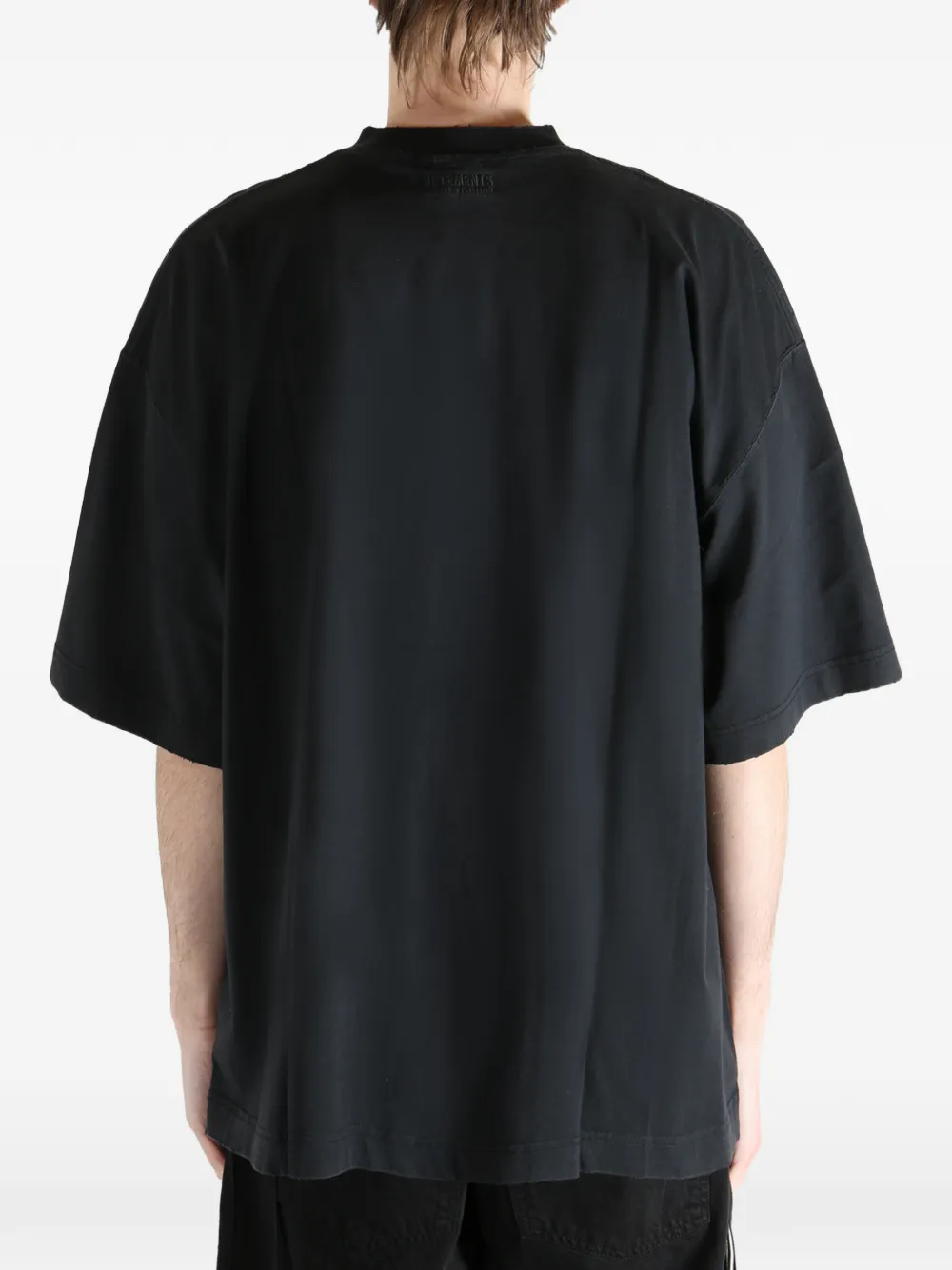 VETEMENTS T-shirt met print Zwart