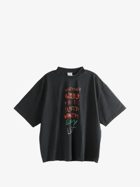 VETEMENTS print T-shirt