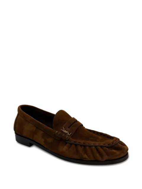 Saint Laurent logo loafers
