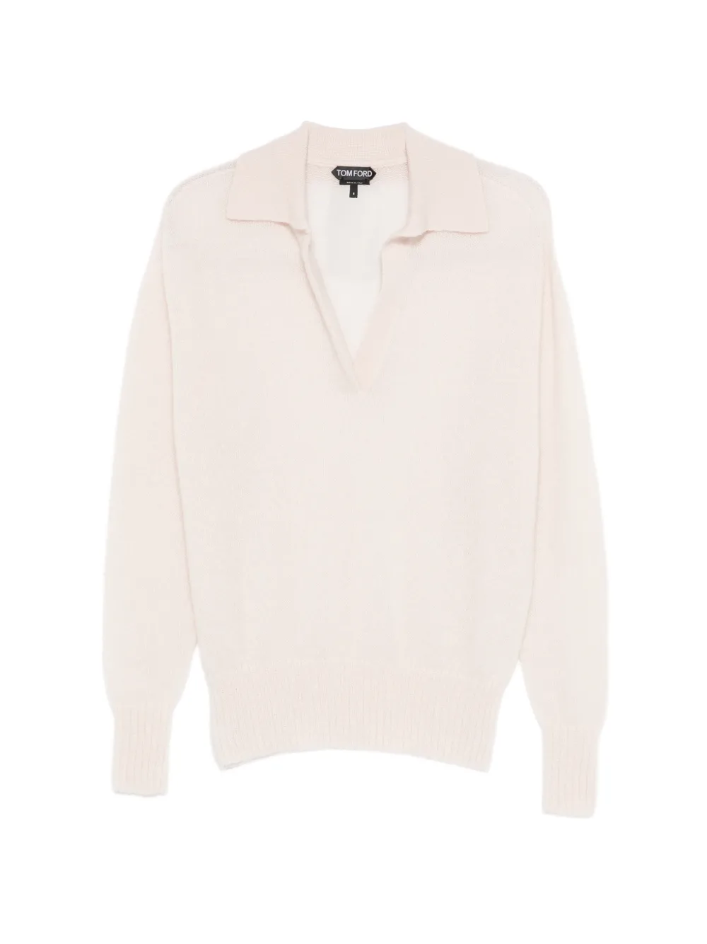 TOM FORD open polo top - Toni neutri