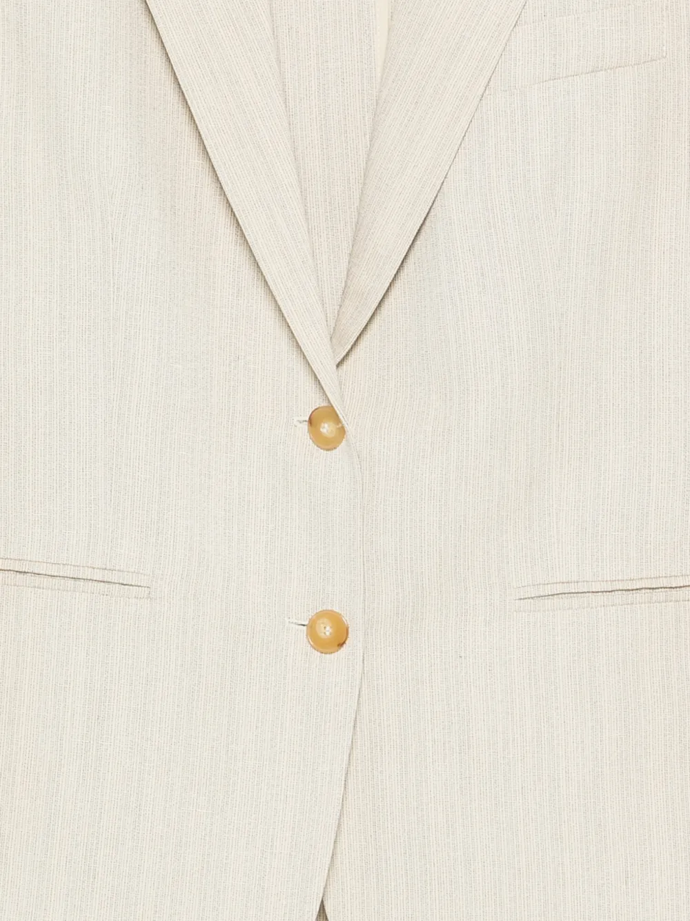  Alysi Buttoned Stripped Blazer - Neutrals 