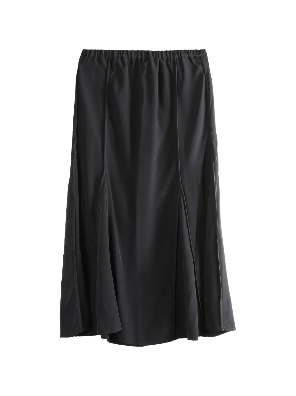 Baserange elasticated-waist midi skirt - Nero