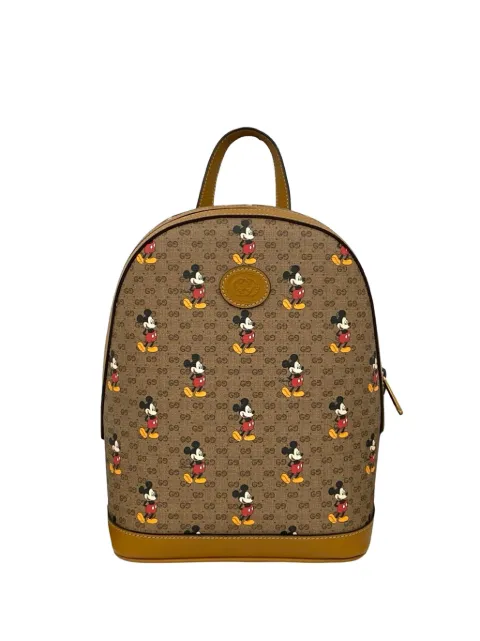 Gucci Pre-Owned 2016-2025 Disney Small Micro GG Supreme Mickey Mouse Dome backpack