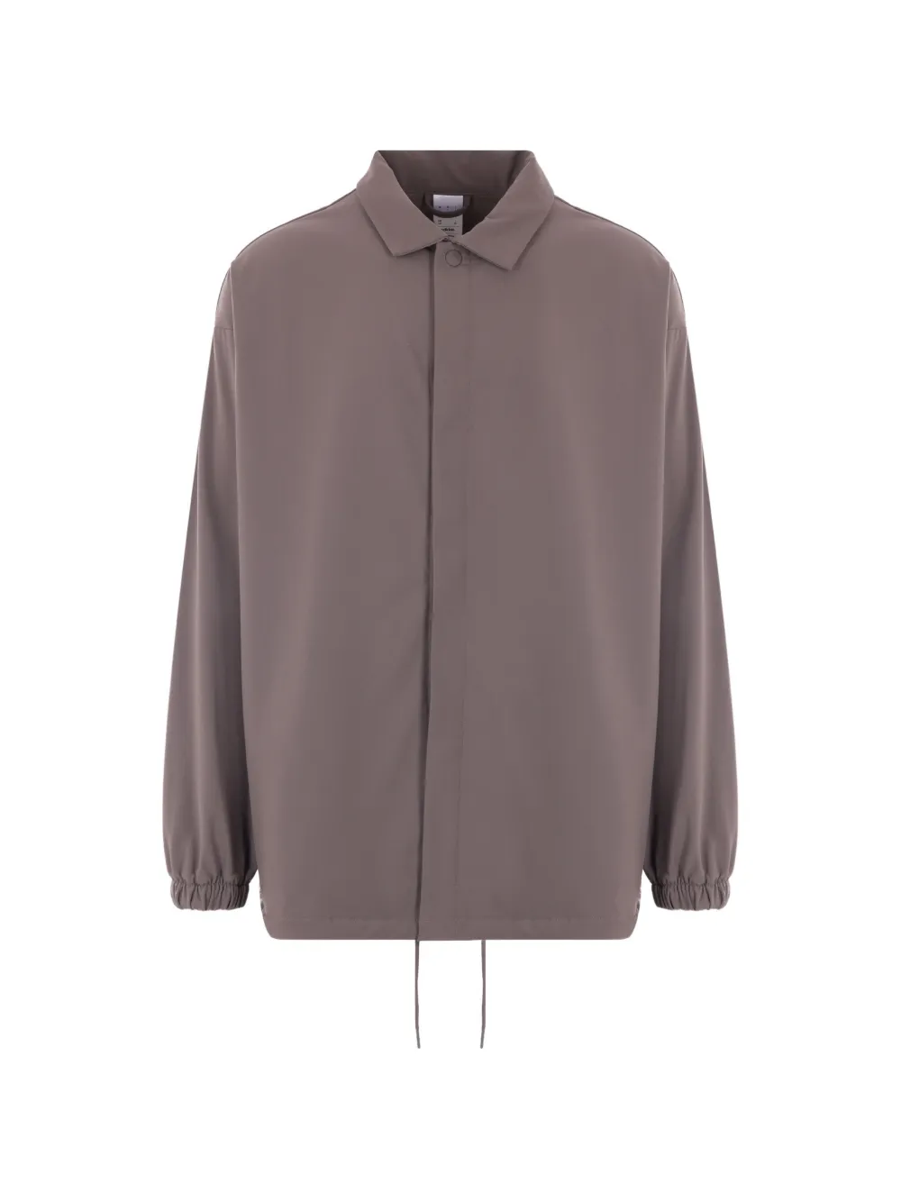 adidas basketball logo print jacket - Marrone