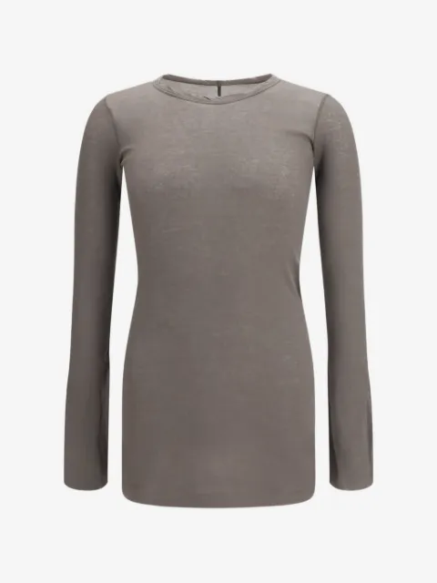 Rick Owens ribbed long-sleeve T-shirt