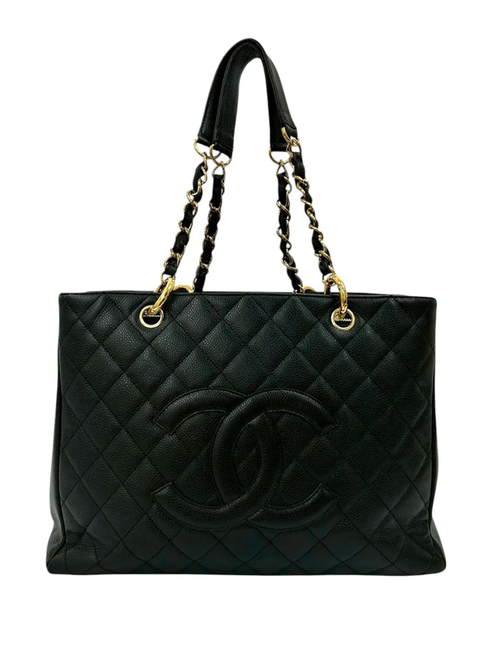 CHANEL Pre-Owned Borsa Grand Shopping in pelle Caviar 2006-2008 - Nero