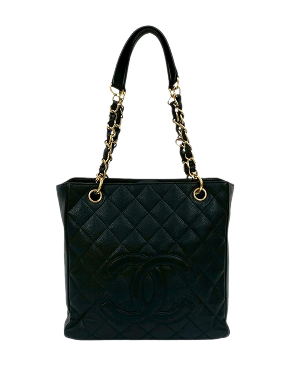 CHANEL Pre-Owned Borsa shopper Petite in pelle Caviar 2003-2004 - Nero