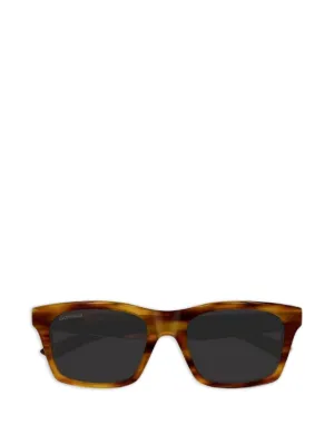 Balenciaga Eyewear Superbusy レイヤード サングラス | ブラウン