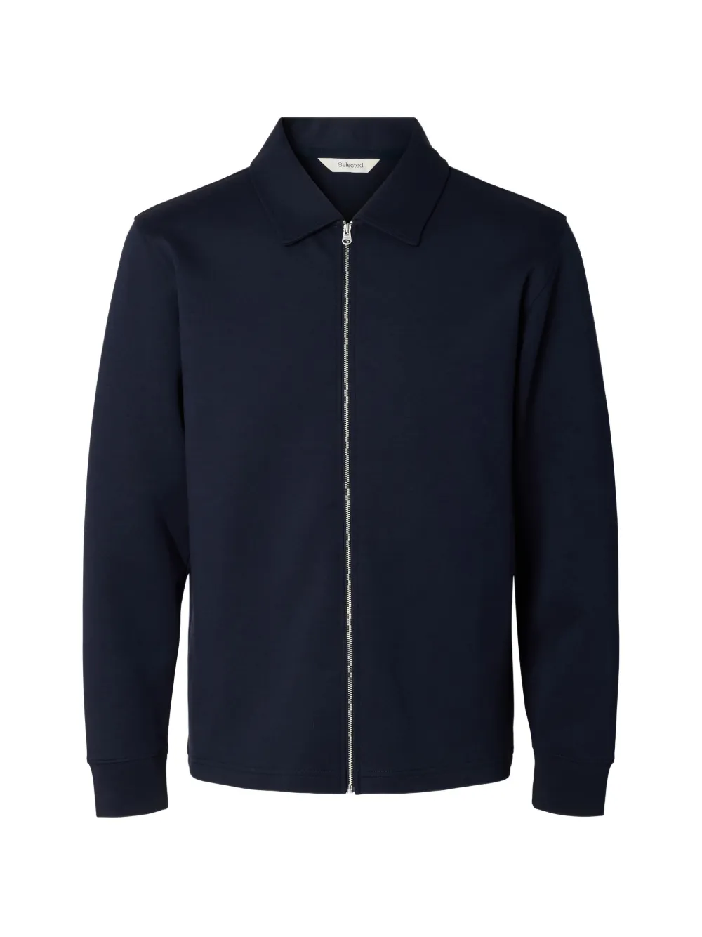 Selected Zip-fastening Jacket In Blue