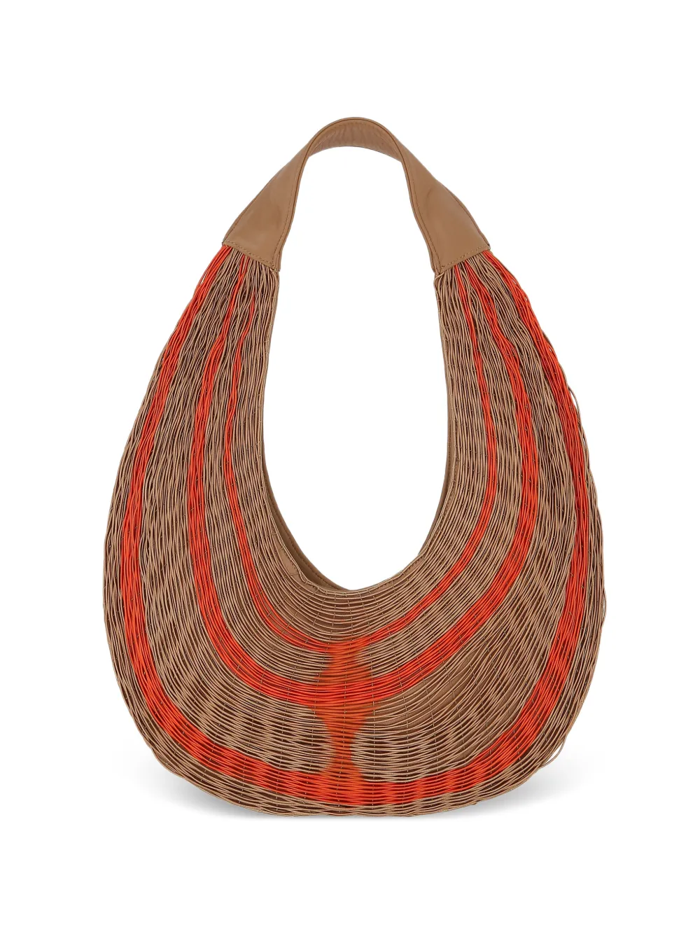 Mariana Mendez Bivalda zip-fastening shoulder bag - Marrone