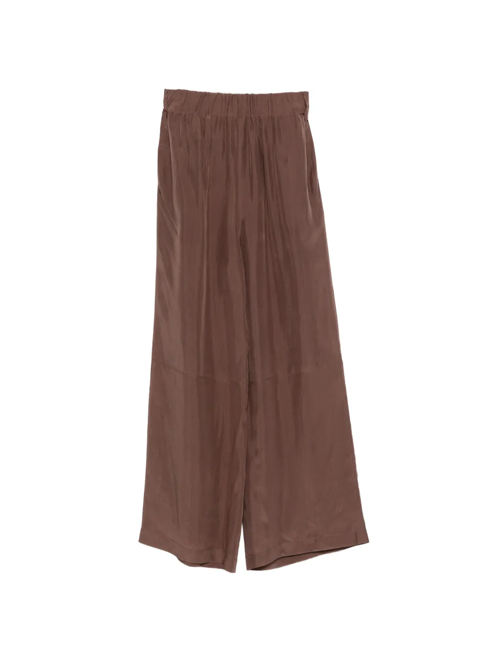  Alysi Drawstring Straight Trousers - Brown 