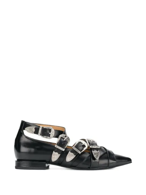 Toga Pulla multiple-buckle pumps