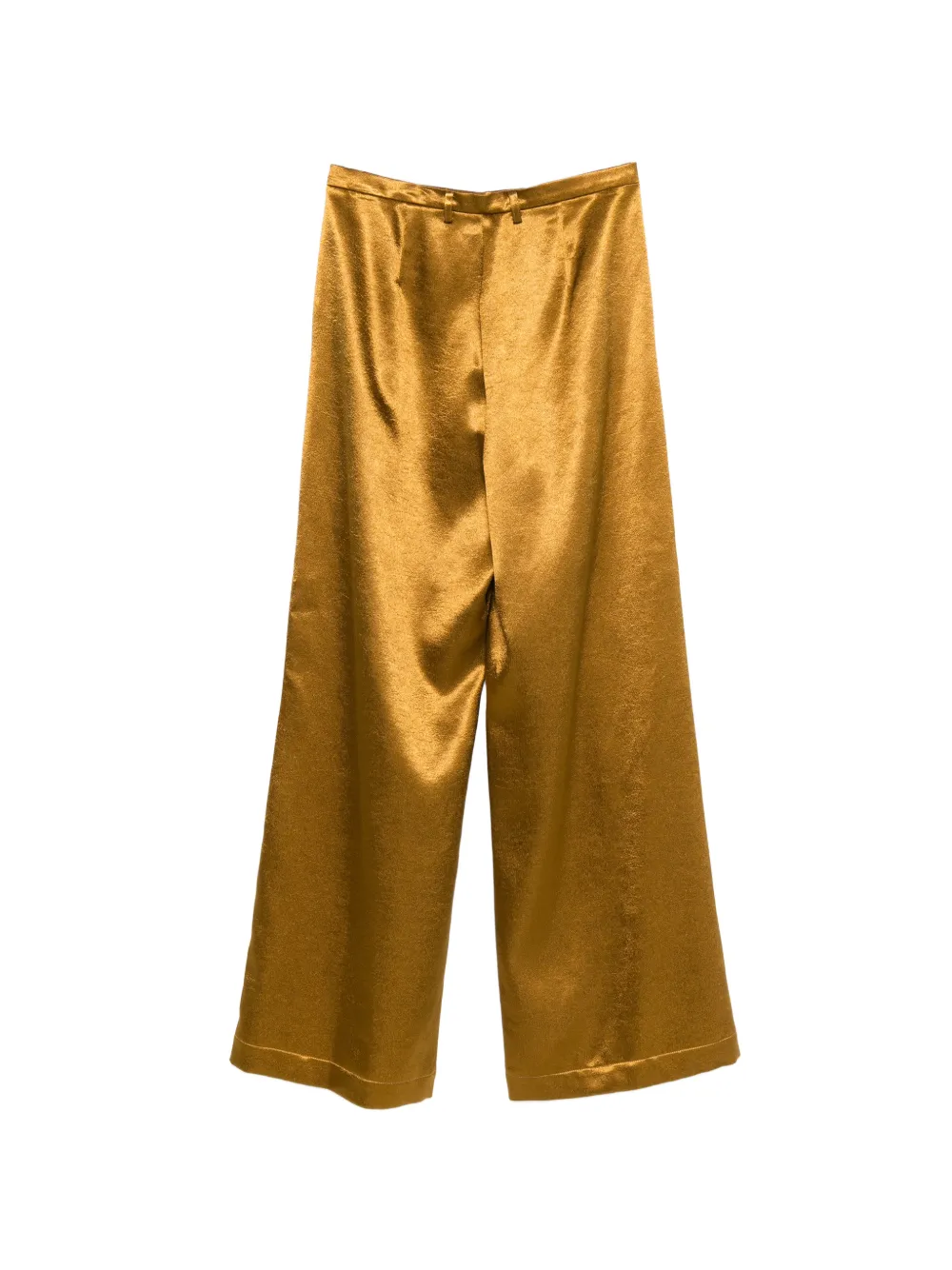 Alysi Straight broek met verborgen sluiting Geel