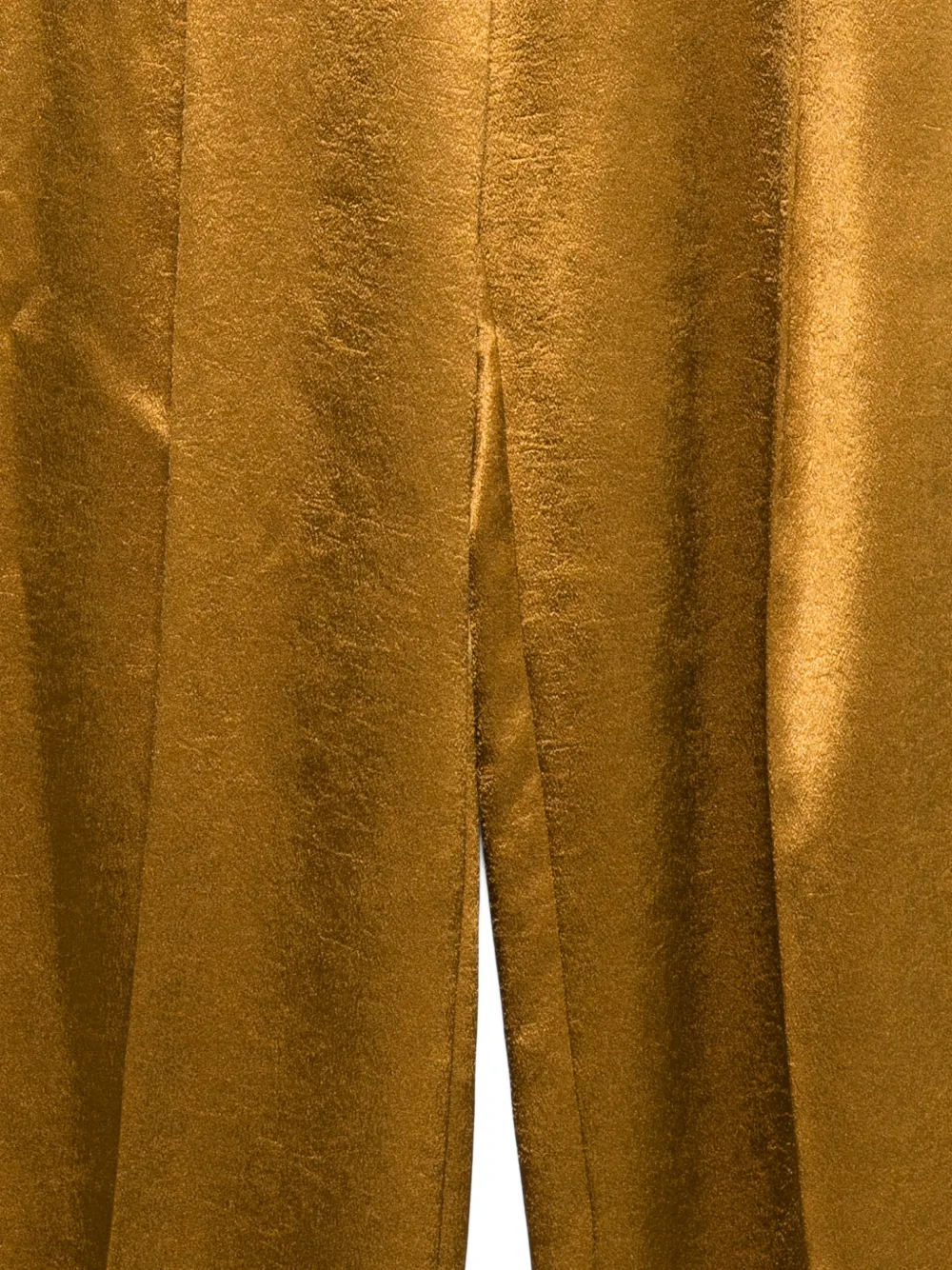 Alysi Straight broek met verborgen sluiting Geel