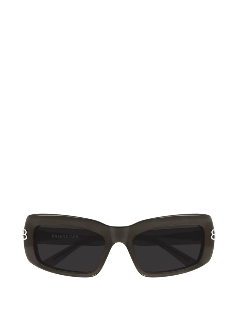 Balenciaga Eyewear BB rectangle-frame sunglasses - Grigio