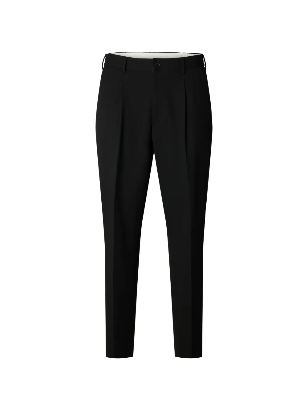 Selected Pleated Trousers In Black