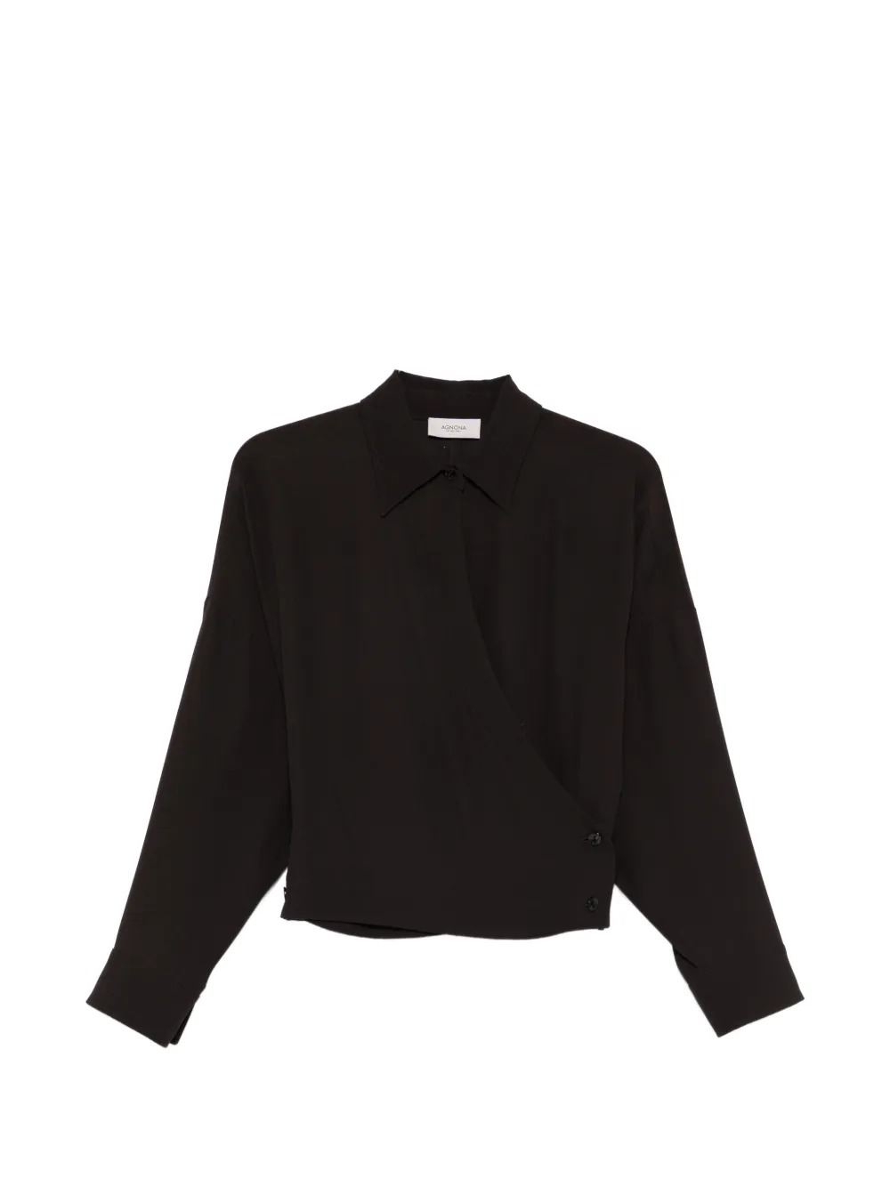 Agnona button-up shirt - Marrone