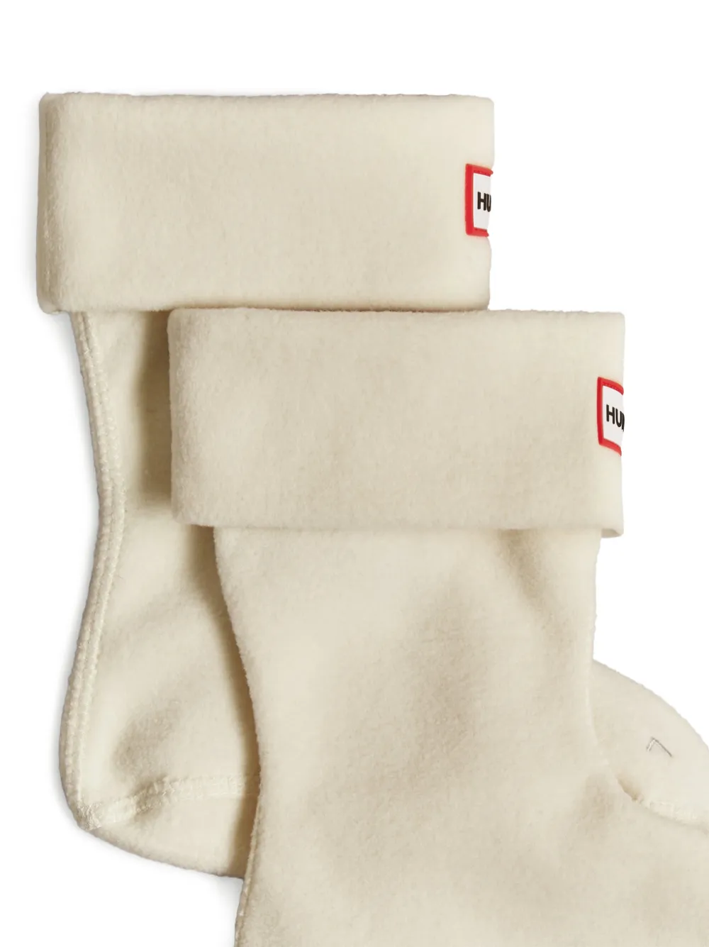  Hunter Kids Logo-detail Boot Socks - Neutrals 