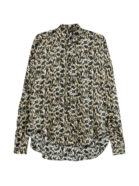 Petar Petrov Camisa Rattleheart animal print