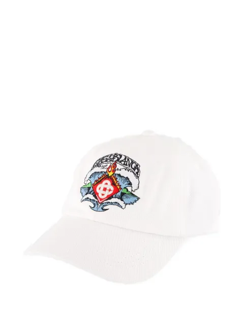 Casablanca Waves embroidered-logo baseball cap