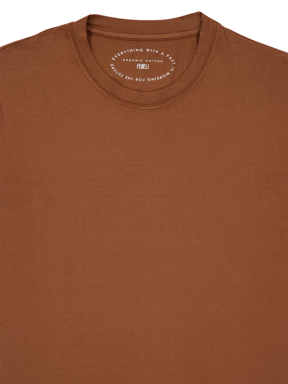 Fedeli Giza gebreid T-shirt Bruin