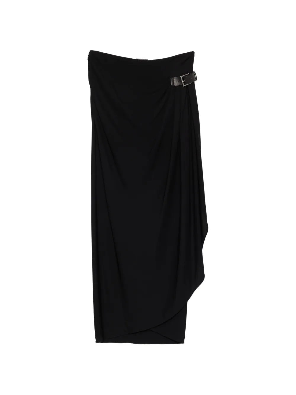 TOM FORD buckle-detail maxi skirt - Nero