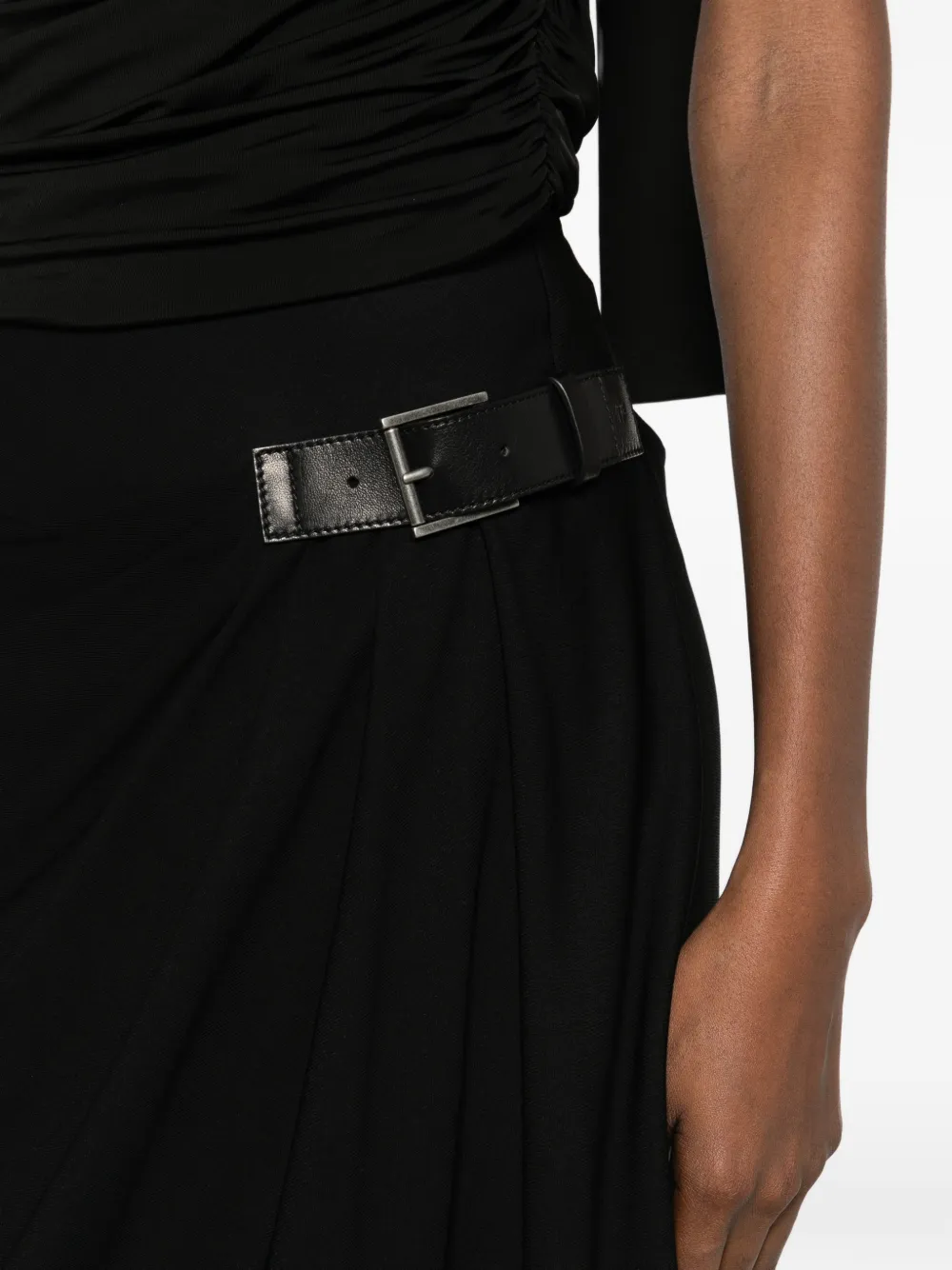 TOM FORD Maxi-rok met gespdetail Zwart
