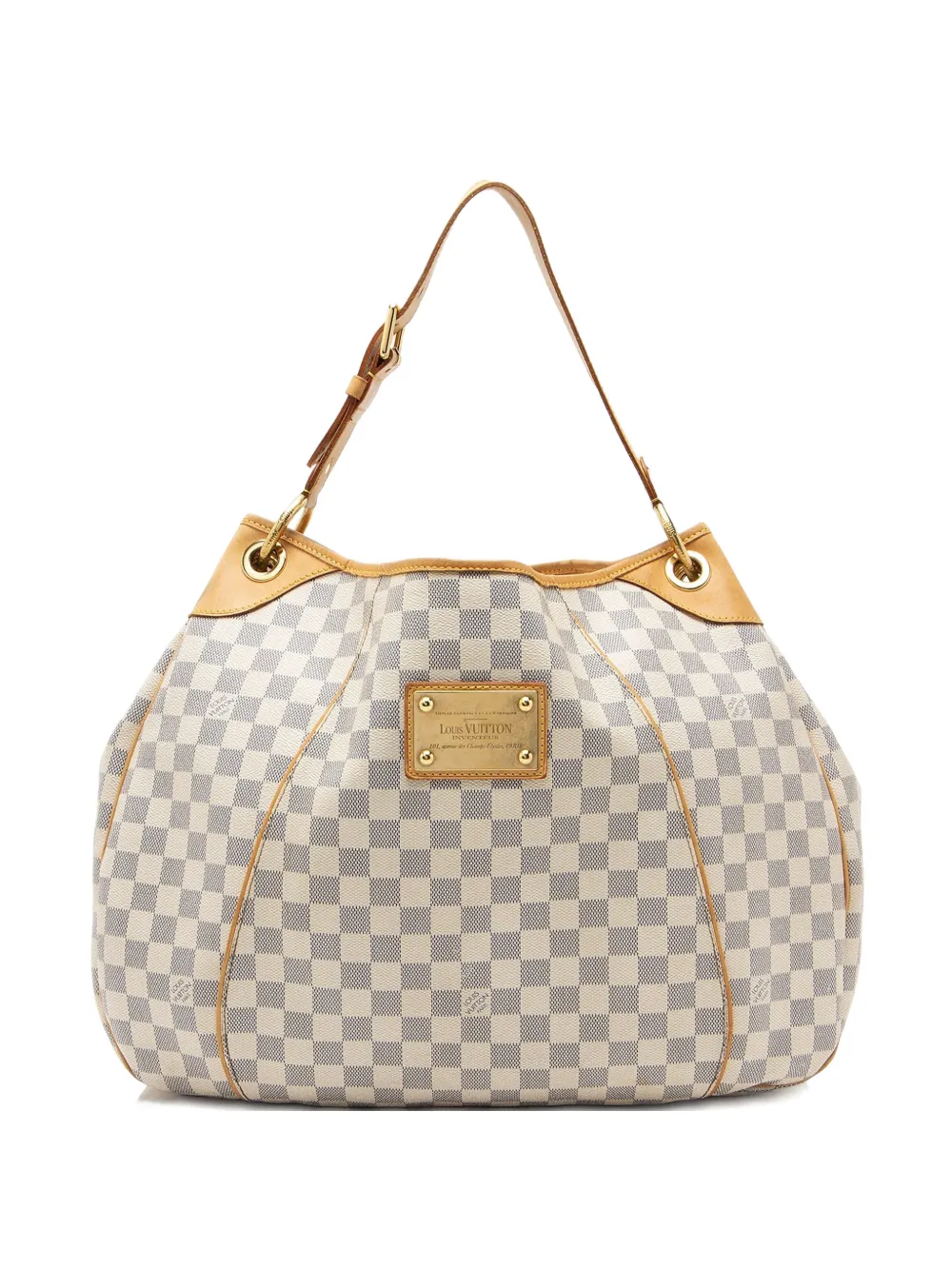 Louis Vuitton Pre-Owned GM Galliera Damier Azur shoulder bag - Bianco