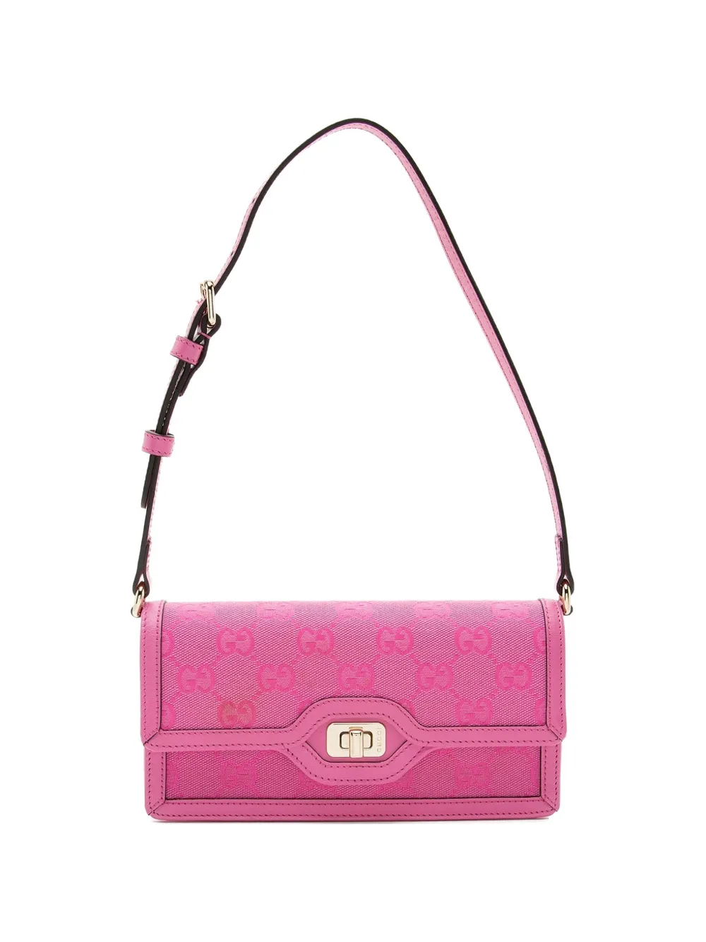 Gucci Pre-Owned mini Luce monogram-canvas shoulder bag - Rosa