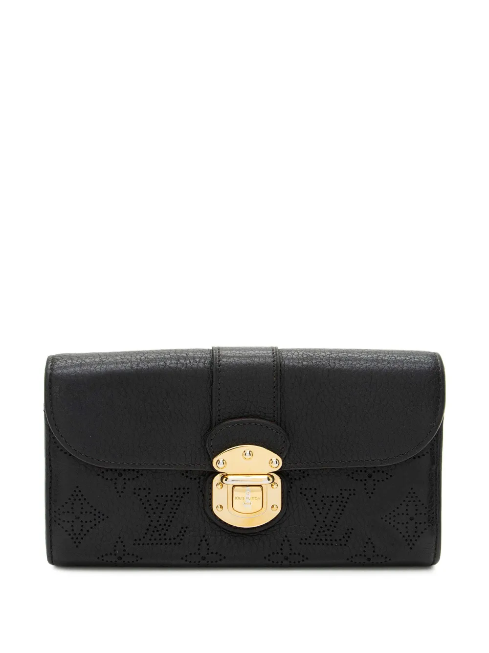 Louis Vuitton Pre-Owned Mahina leather wallet - Nero