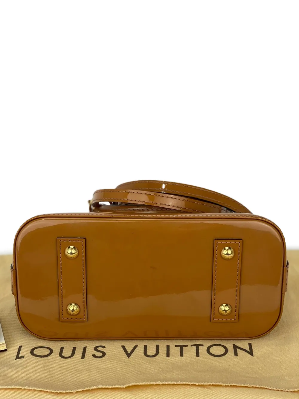 Monogram Vernis Alma Shoulder Bag