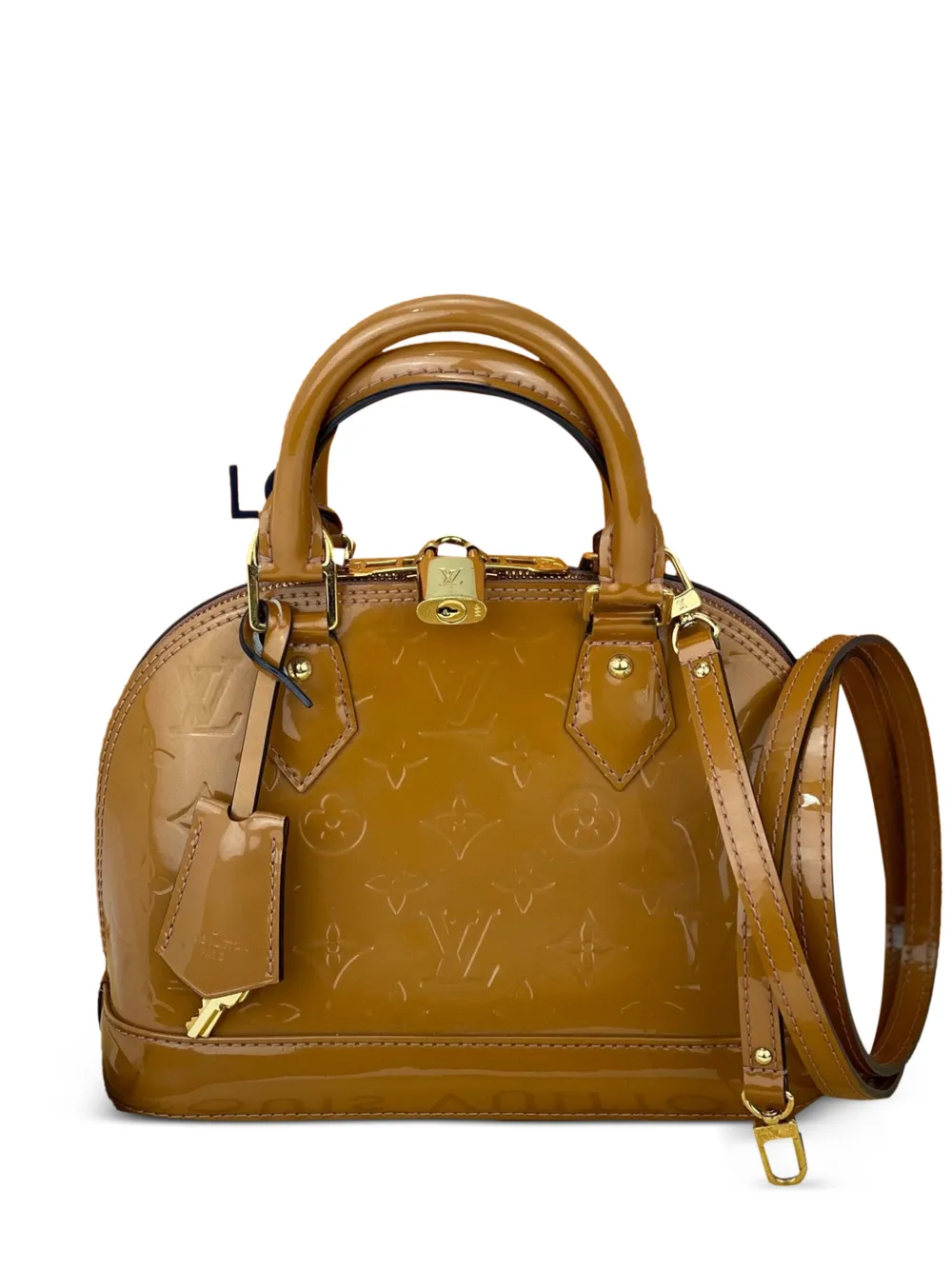 Louis Vuitton Pre-Owned Monogram Vernis Alma shoulder bag - Marrone