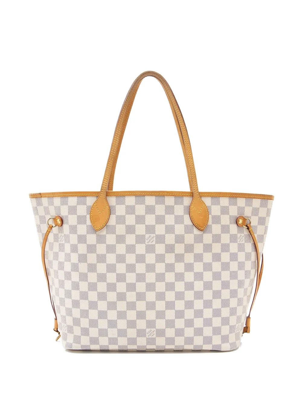 Louis Vuitton Pre-Owned 2014 MM Neverfull Damier Azur tote bag - Bianco