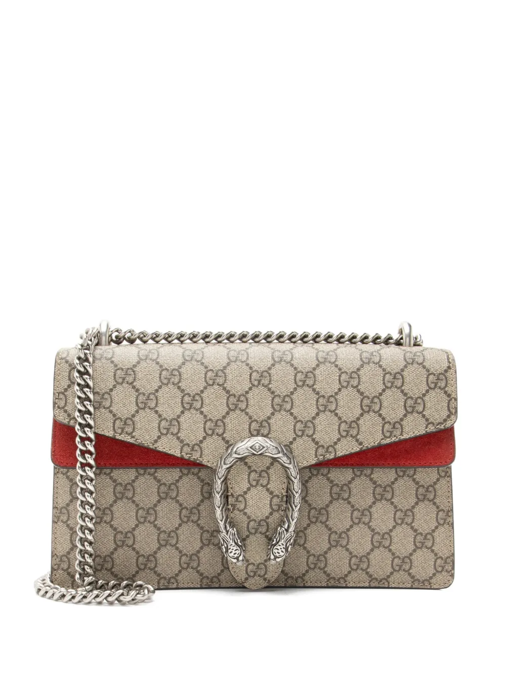 Gucci Pre-Owned 2016 medium GG Supreme Dionysus shoulder bag - Toni neutri