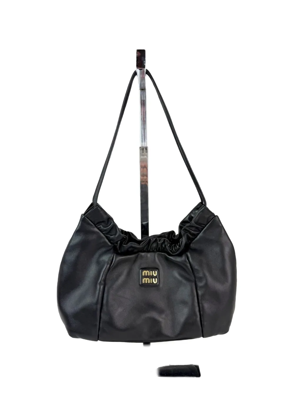 Miu Miu Pre-Owned logo-detail shoulder bag - Nero