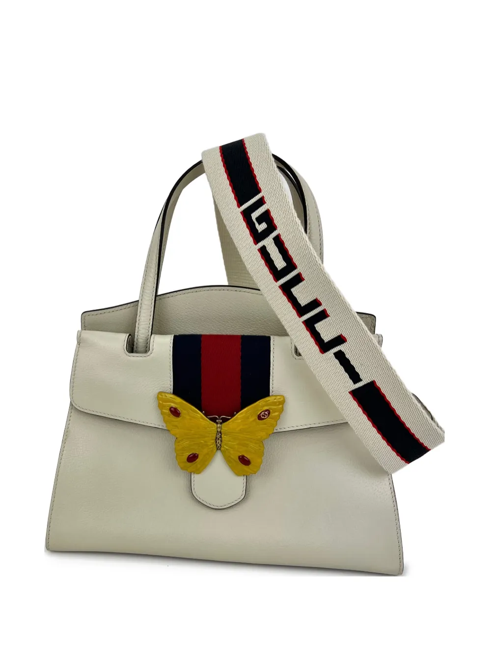 Gucci Pre-Owned medium Butterfly Totem tote bag - Toni neutri