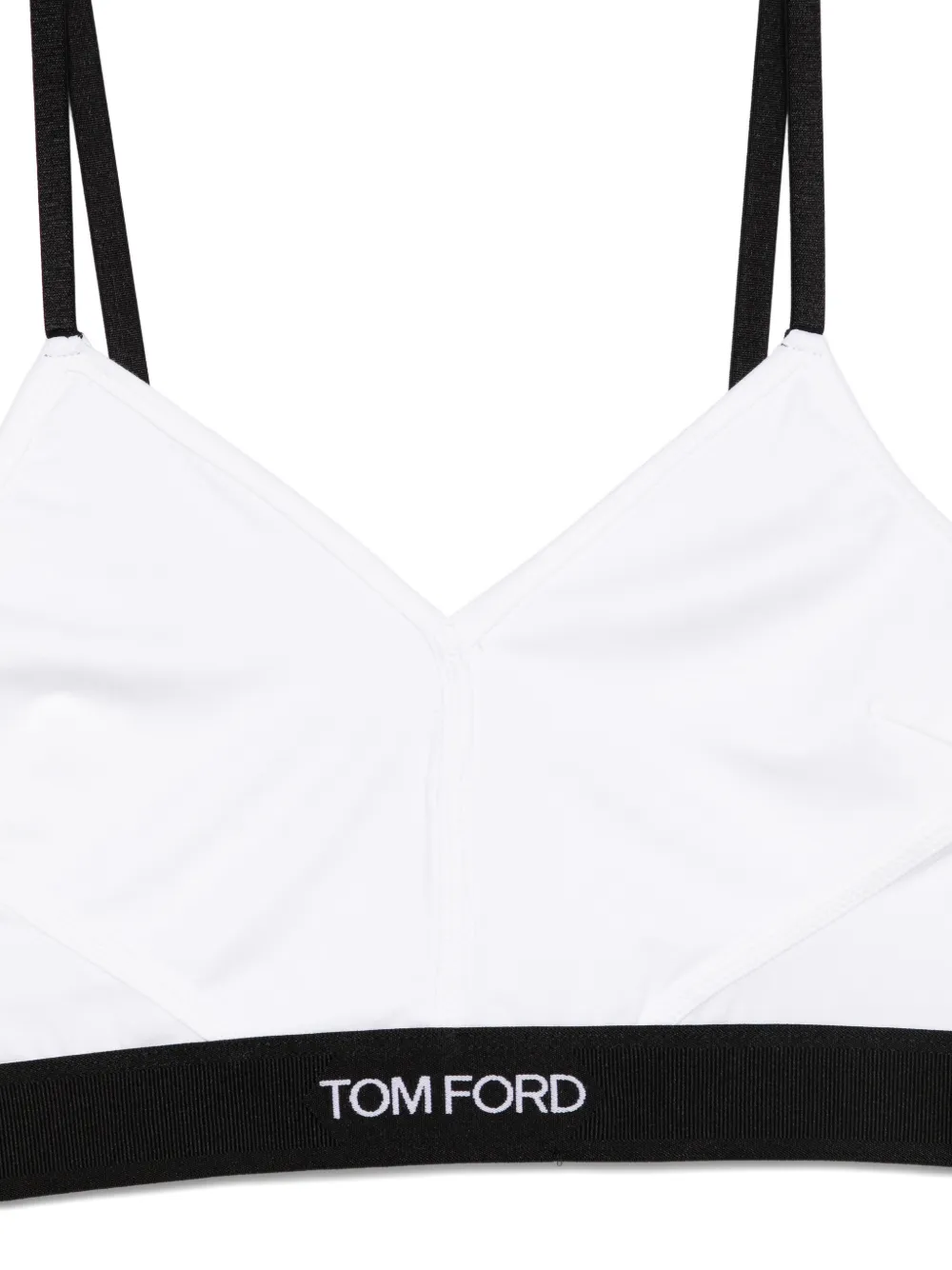 TOM FORD Bh met logoband Wit