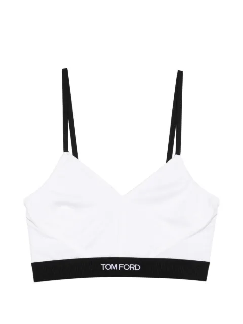 TOM FORD logo-band bra