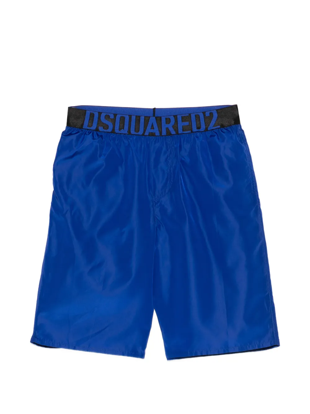 DSQUARED2 KIDS Badeshorts mit Logo-Bund - Blau