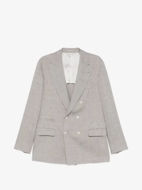Brunello Cucinelli blazer con doble botonadura