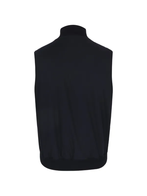 Pal Zileri zip-up Gilet | Blue | FARFETCH