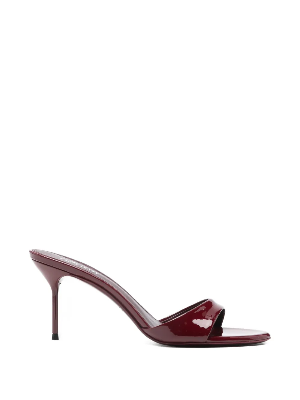Paris Texas leather heeled sandals Rood
