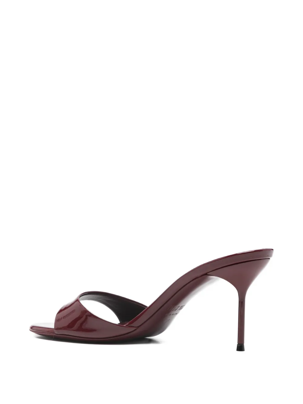 Paris Texas leather heeled sandals Rood