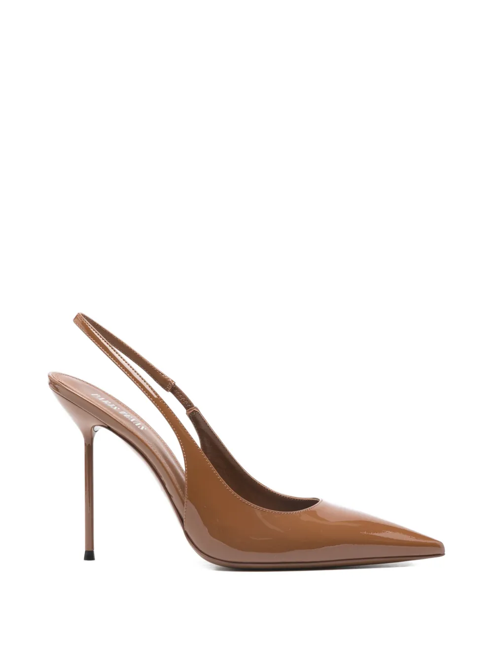 Paris Texas Lidia heel slingback pumps - Marrone